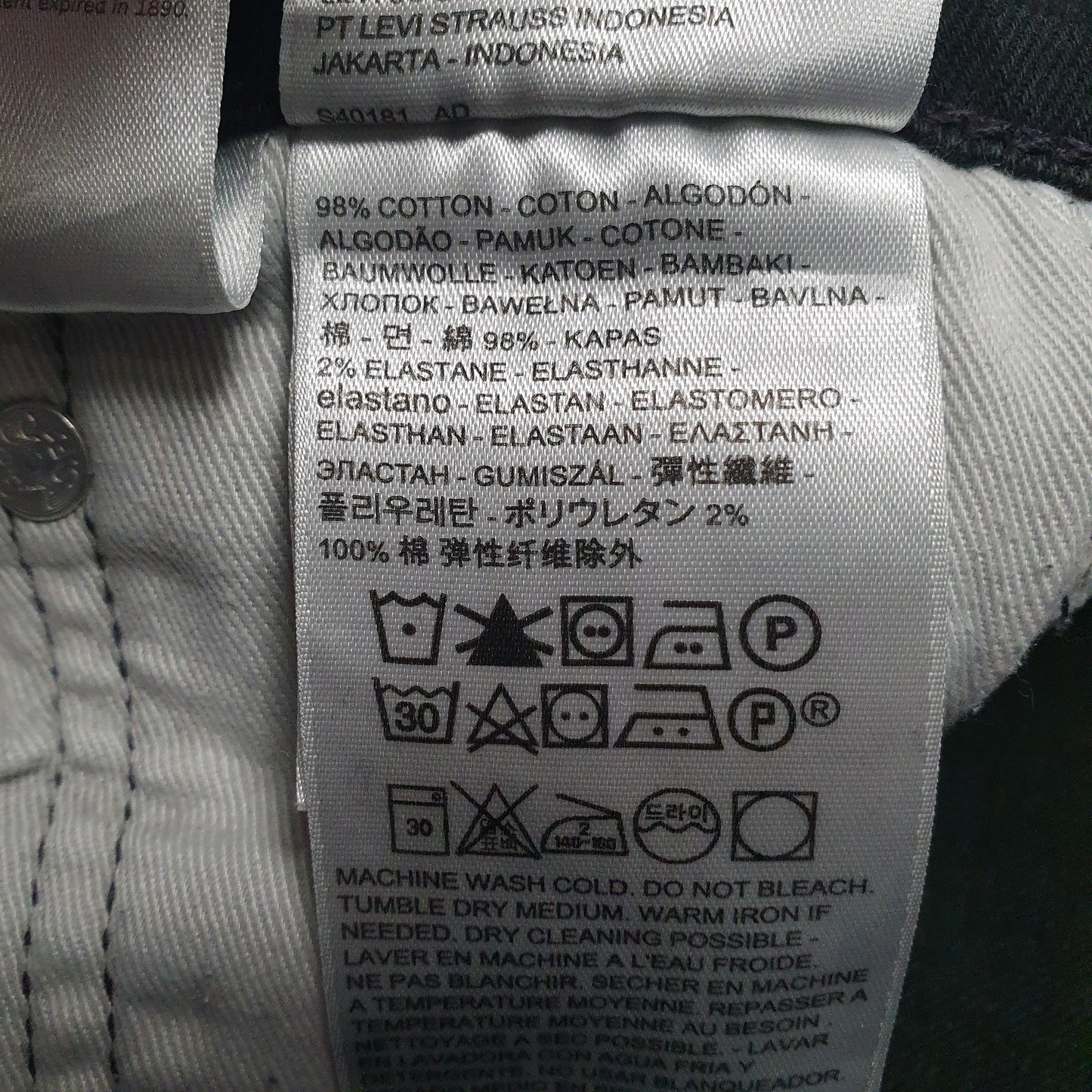 Mens Black Levis   Jeans