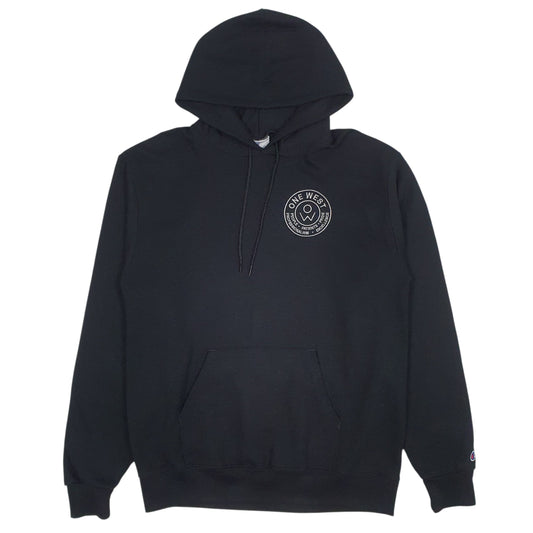 Mens Black Champion  Hoodie Jumper