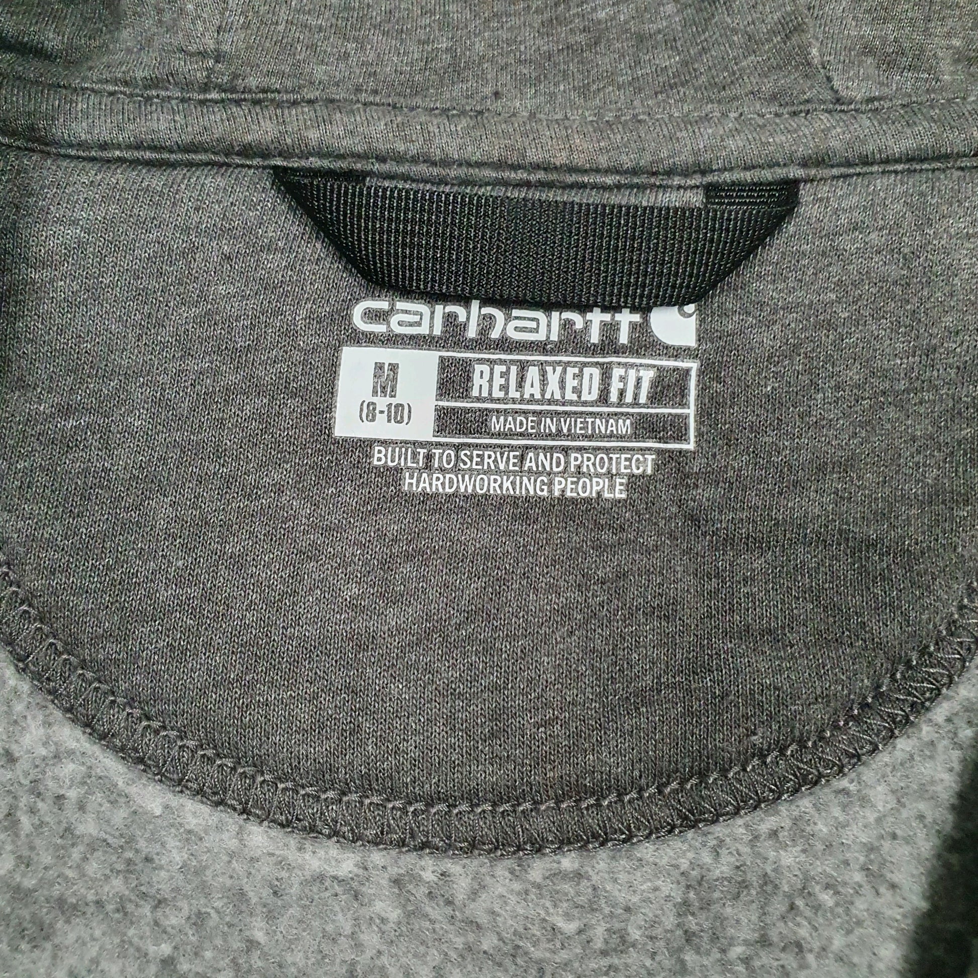 Womens Grey Carhartt  Full Zip Jumper