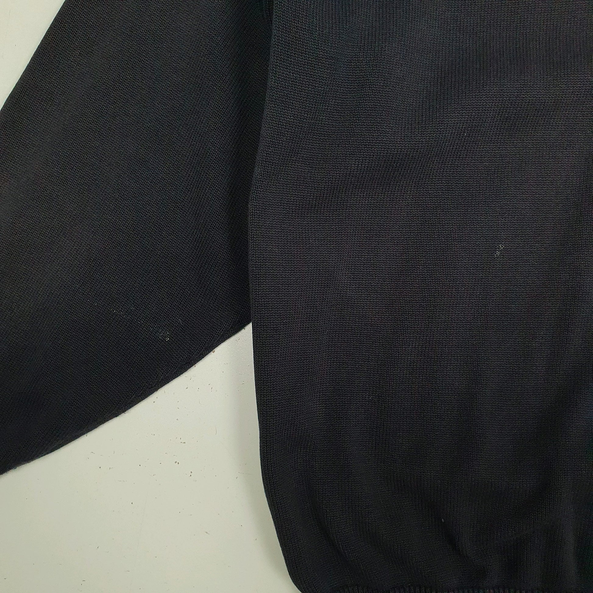 Mens Navy Tommy Hilfiger Golf Ritz Carlton Naples Vintage 00s V Neck Jumper