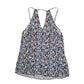 Womens Blue Miss Selfridge Vest Top Floral  T Shirt