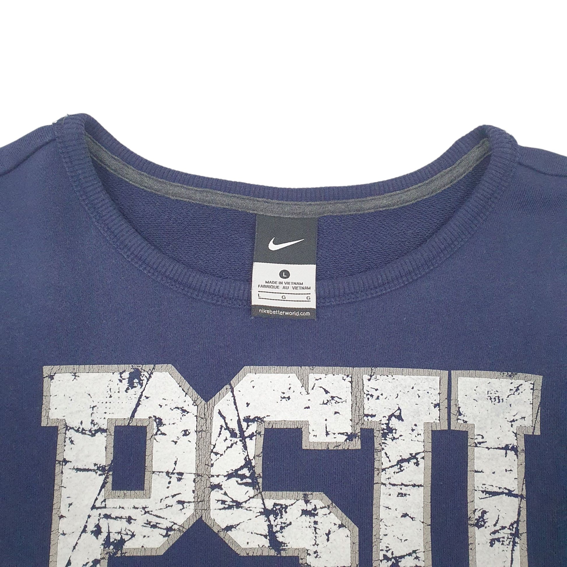 Womens Navy Nike  Crewneck Jumper