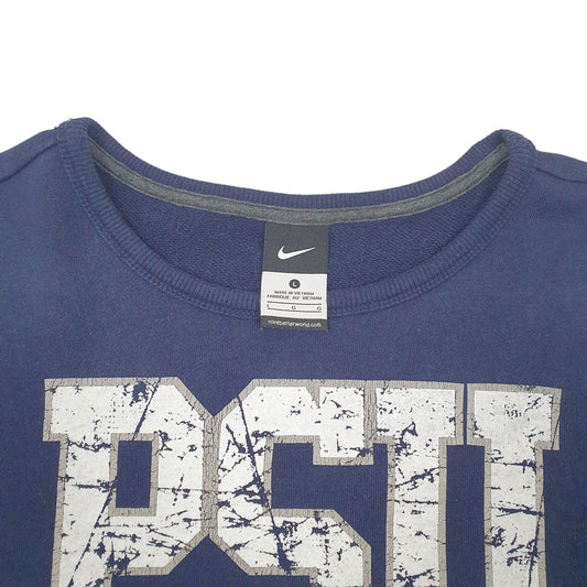 Womens Navy Nike  Crewneck Jumper