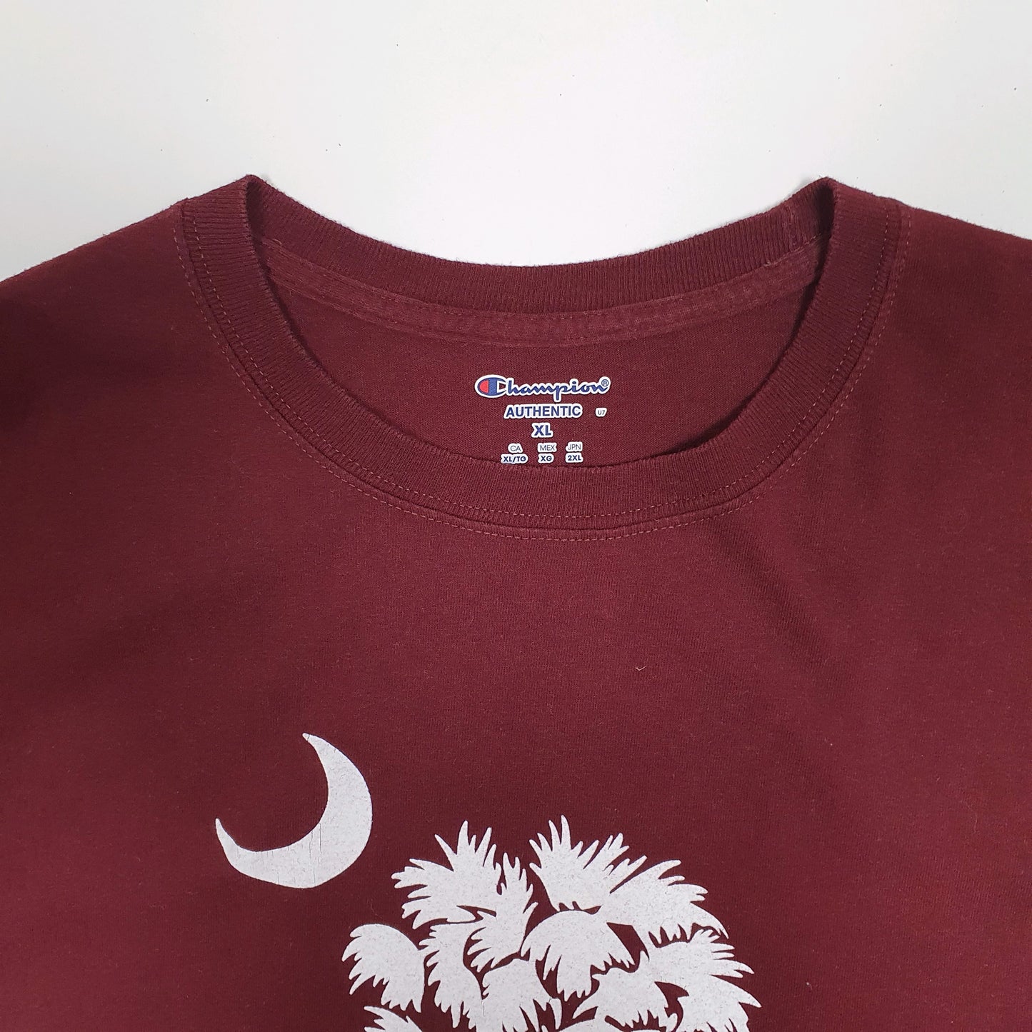 Mens Burgundy Champion Winthrop University  T Shirt