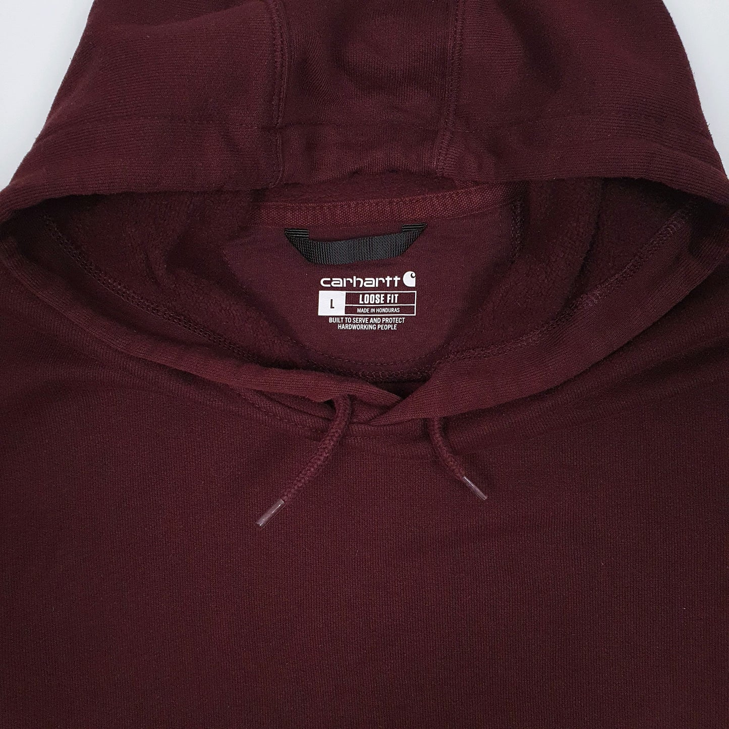 Mens Burgundy Carhartt  Hoodie Jumper