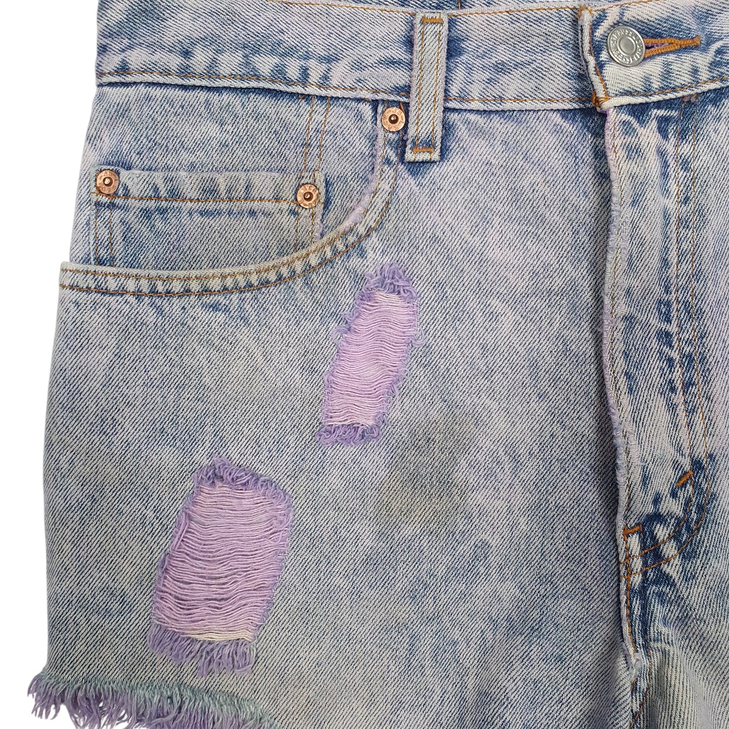 Womens Purple Levis Vintage 90s  Shorts