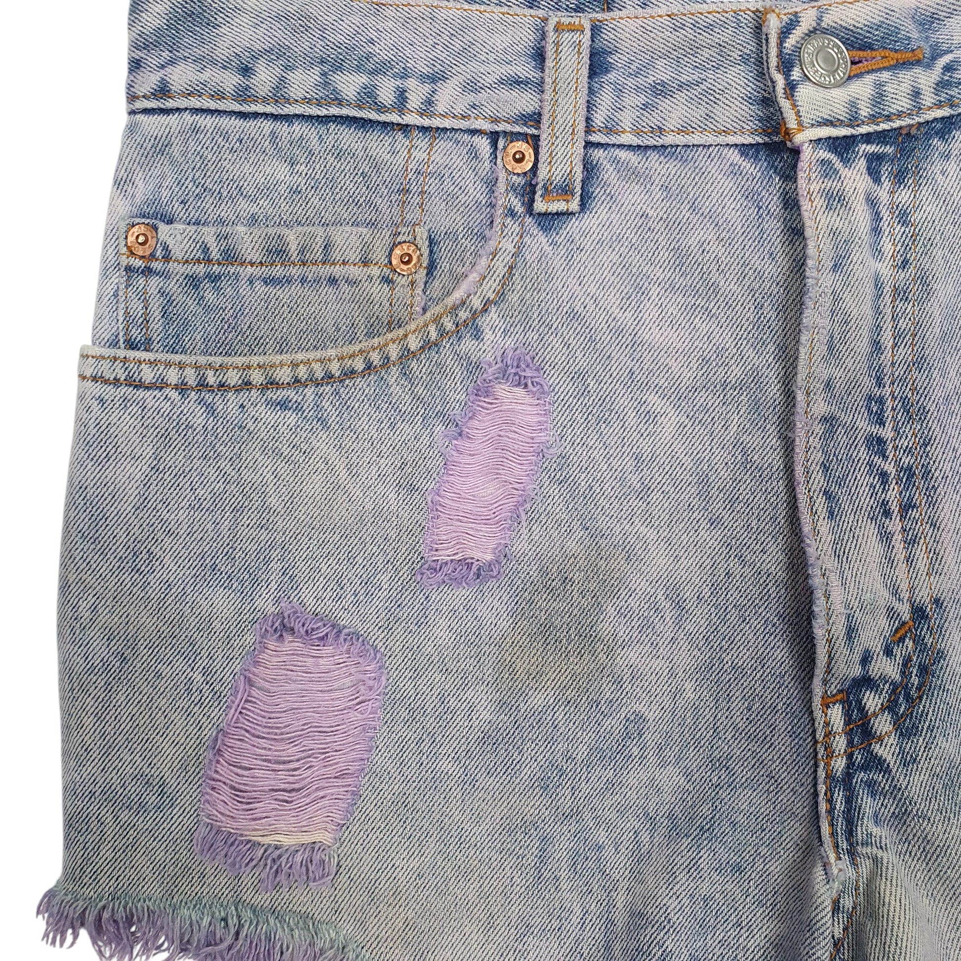 Womens Purple Levis Vintage 90s  Shorts