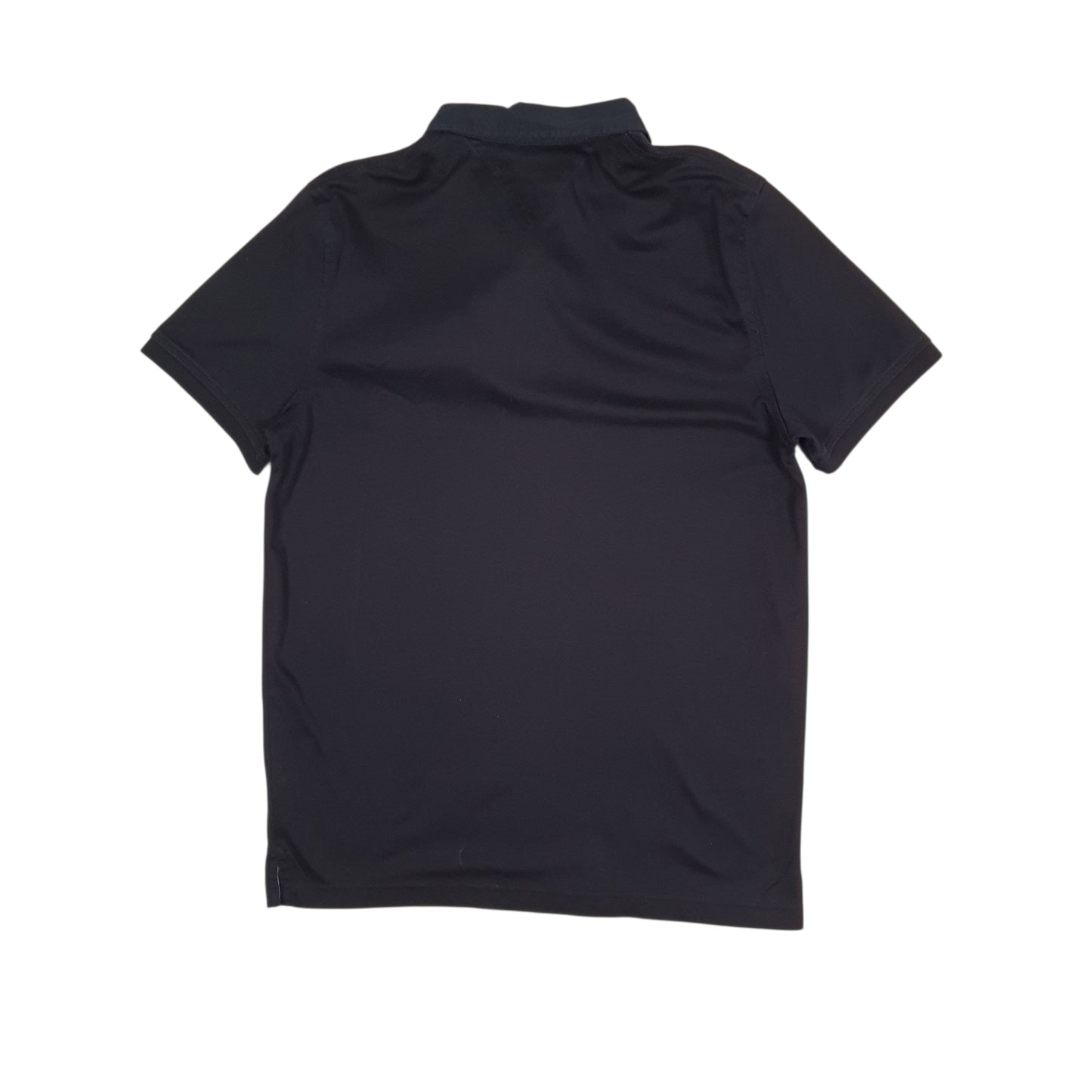 Mens Black Tommy Hilfiger  Crewneck Polo Shirt
