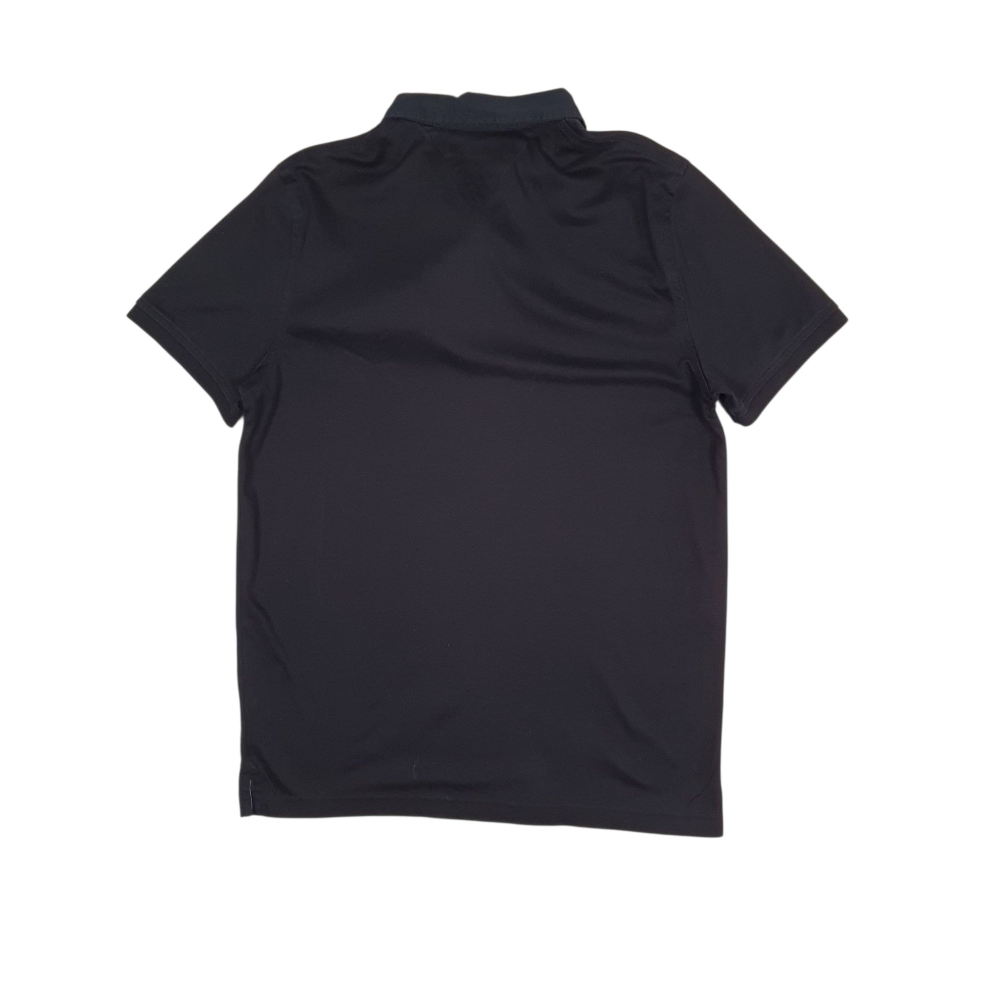 Mens Black Tommy Hilfiger  Crewneck Polo Shirt