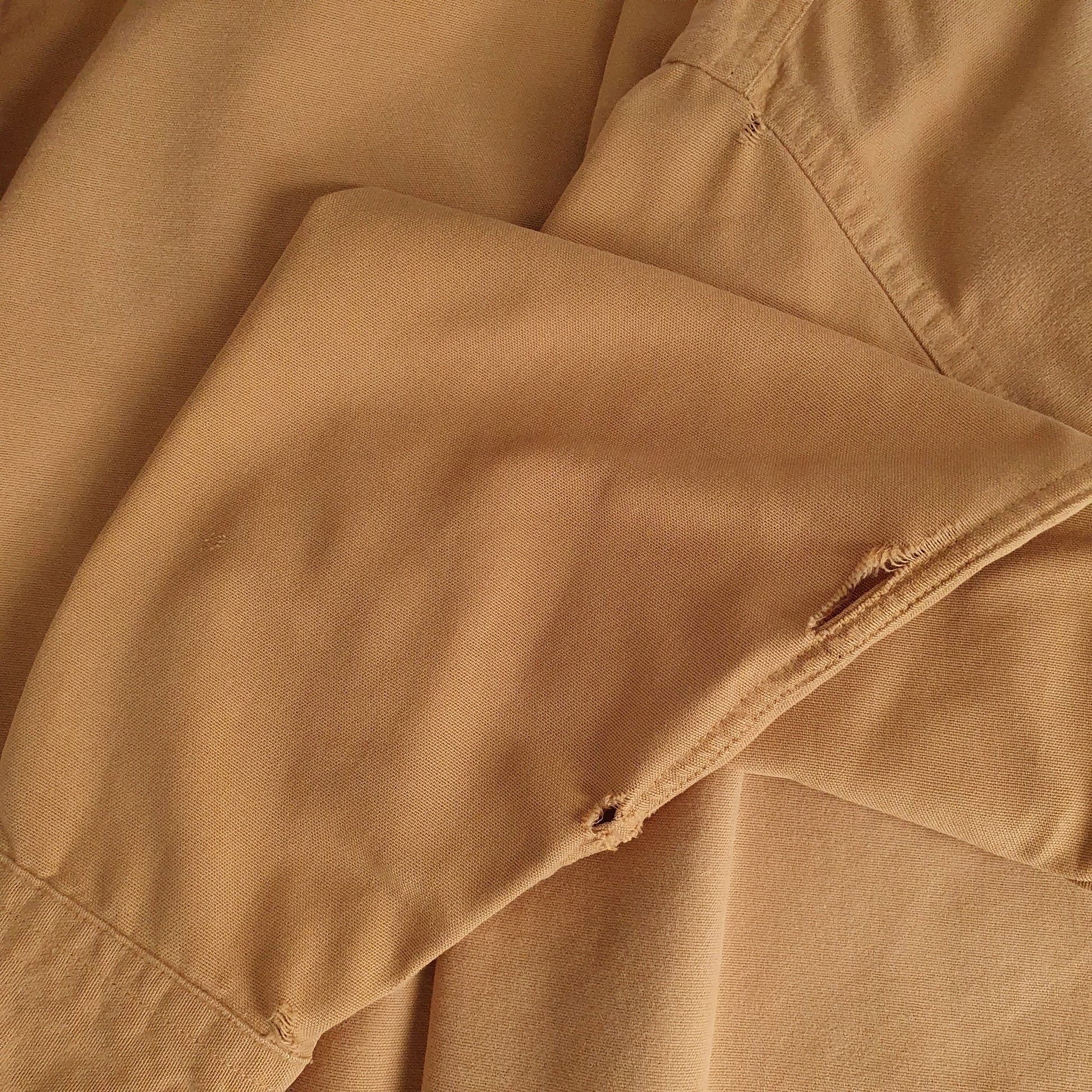 Mens Tan L.L.Bean Chamois  Shirt