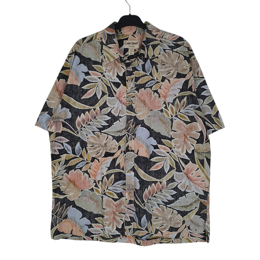 Mens Black Cooke Street  Short Sleeve Shirt