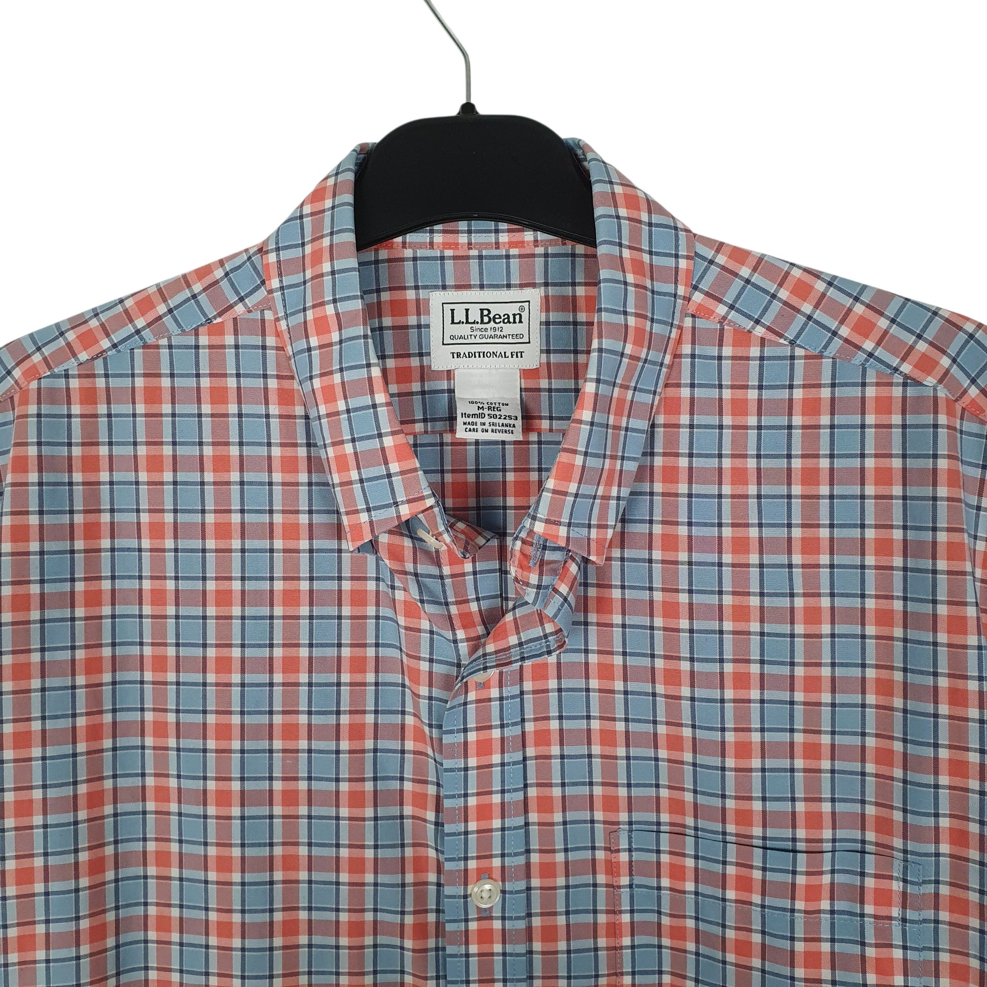 Mens Blue L.L.Bean   Shirt