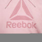 Womens Pink Reebok Spellout Hoodie Jumper