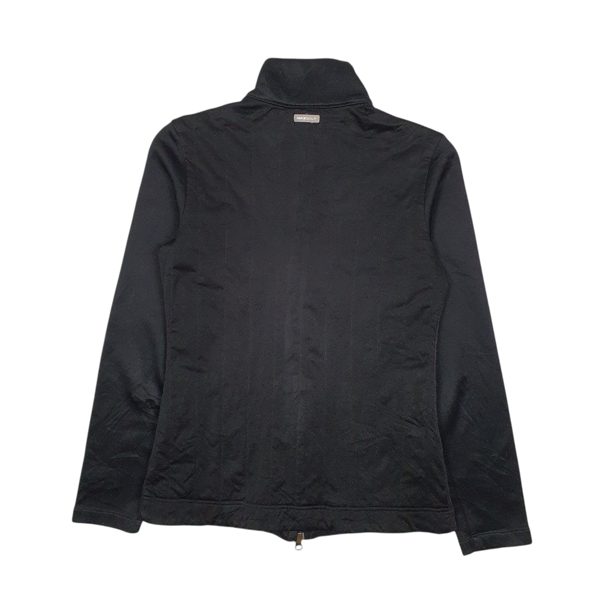 Womens Black Nike Golf Full Zip Jumper