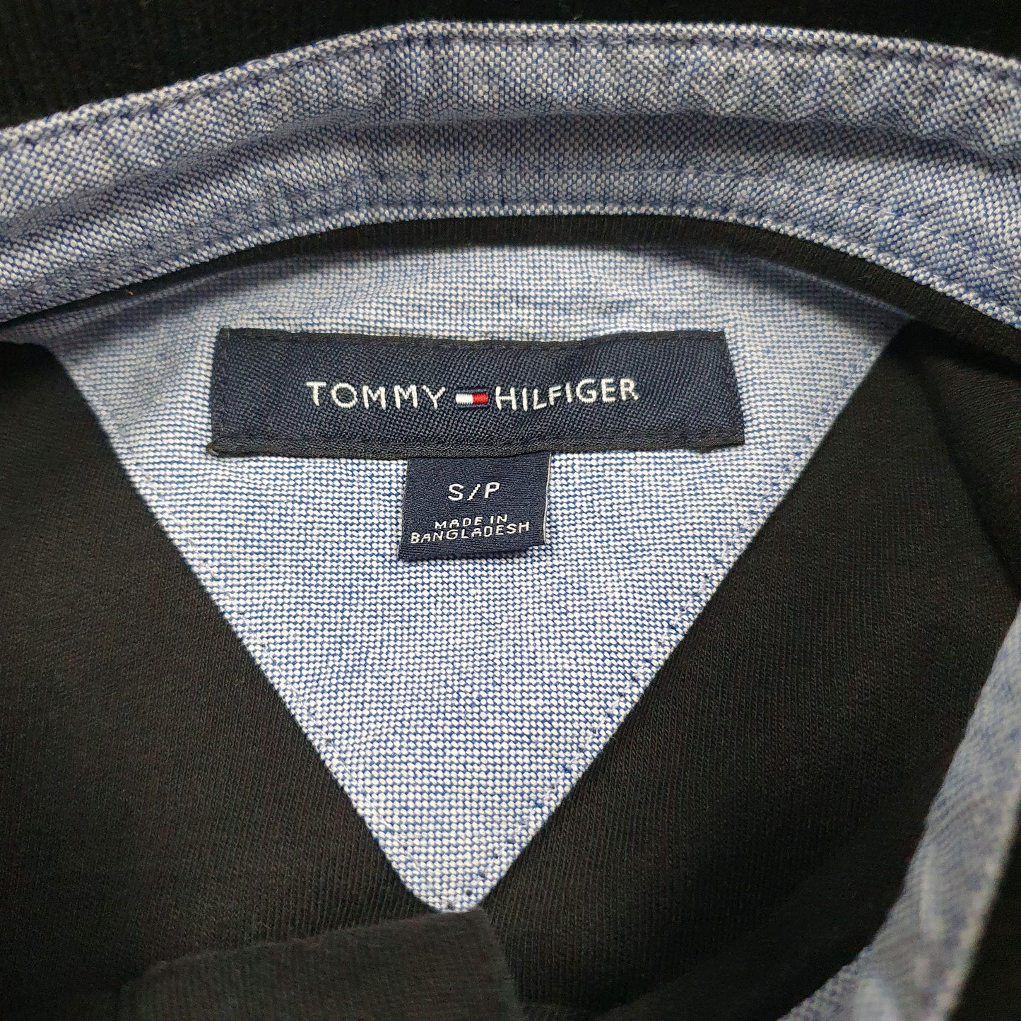Mens Black Tommy Hilfiger   Polo Shirt