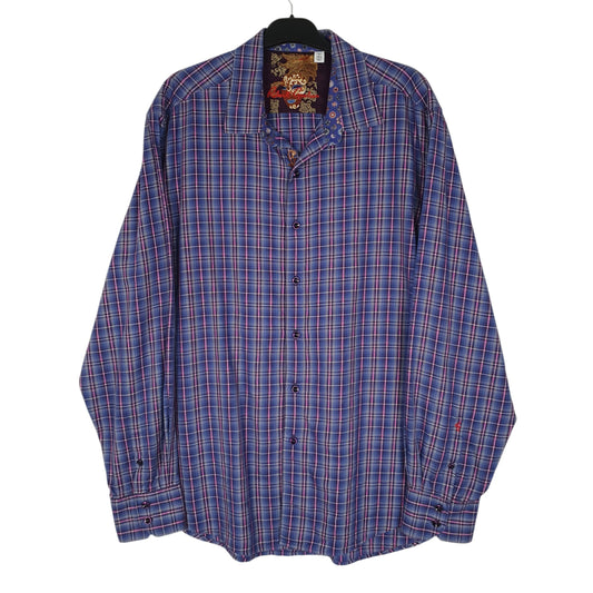 Mens Navy Robert Graham  Long Sleeve Shirt