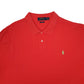 Mens Red Polo Ralph Lauren Classic Fit  Polo Shirt