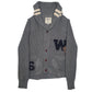 Mens Grey WHO.A.U Knitwear Cardigan Jumper