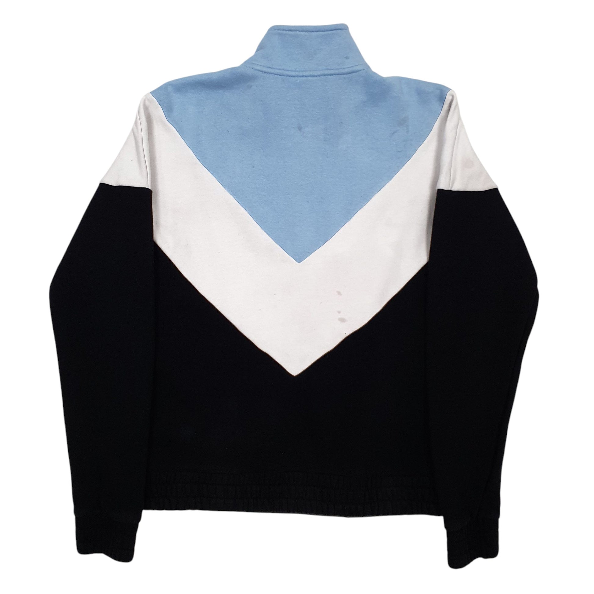 Mens Black Fila  Quarter Zip Jumper