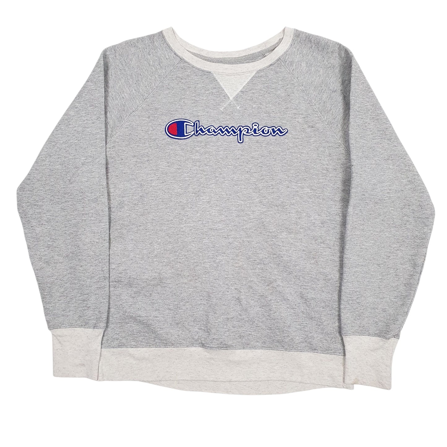 Mens Grey Champion  Crewneck Jumper
