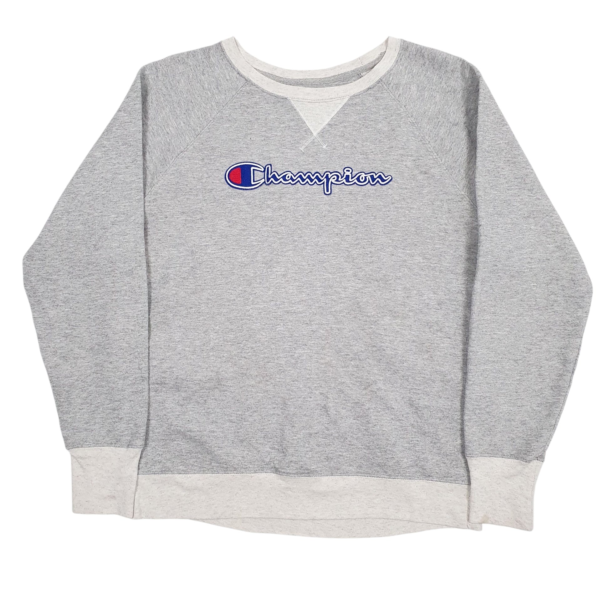 Mens Grey Champion  Crewneck Jumper
