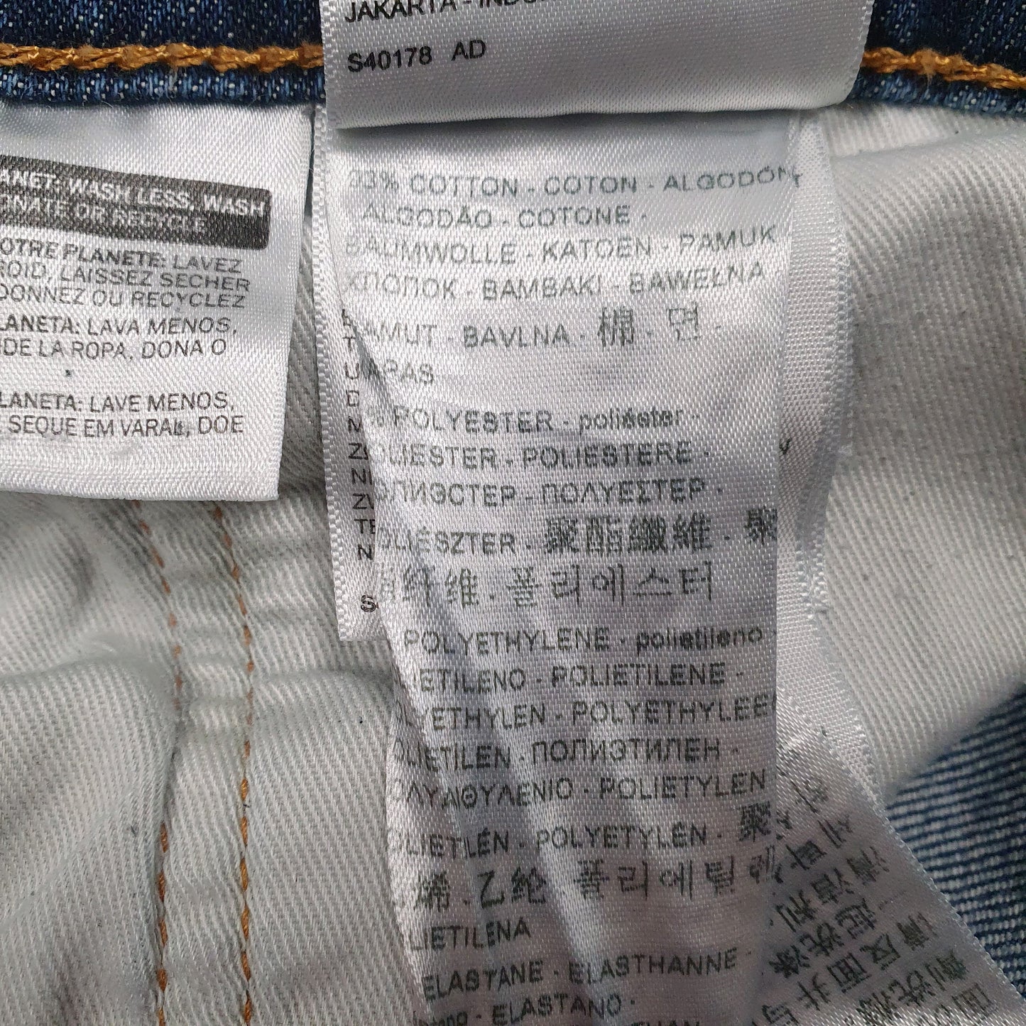 Mens Blue Levis Distressed  Jeans