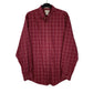 Mens Burgundy L.L.Bean  Long Sleeve Shirt