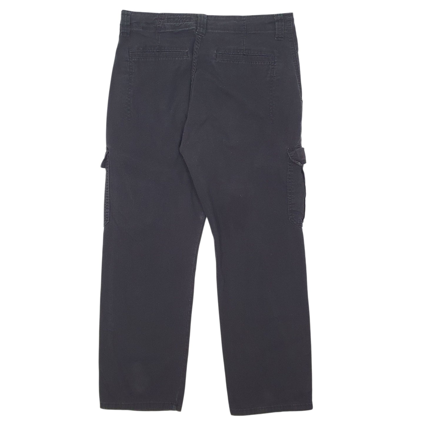 Mens Black Wrangler   Trousers