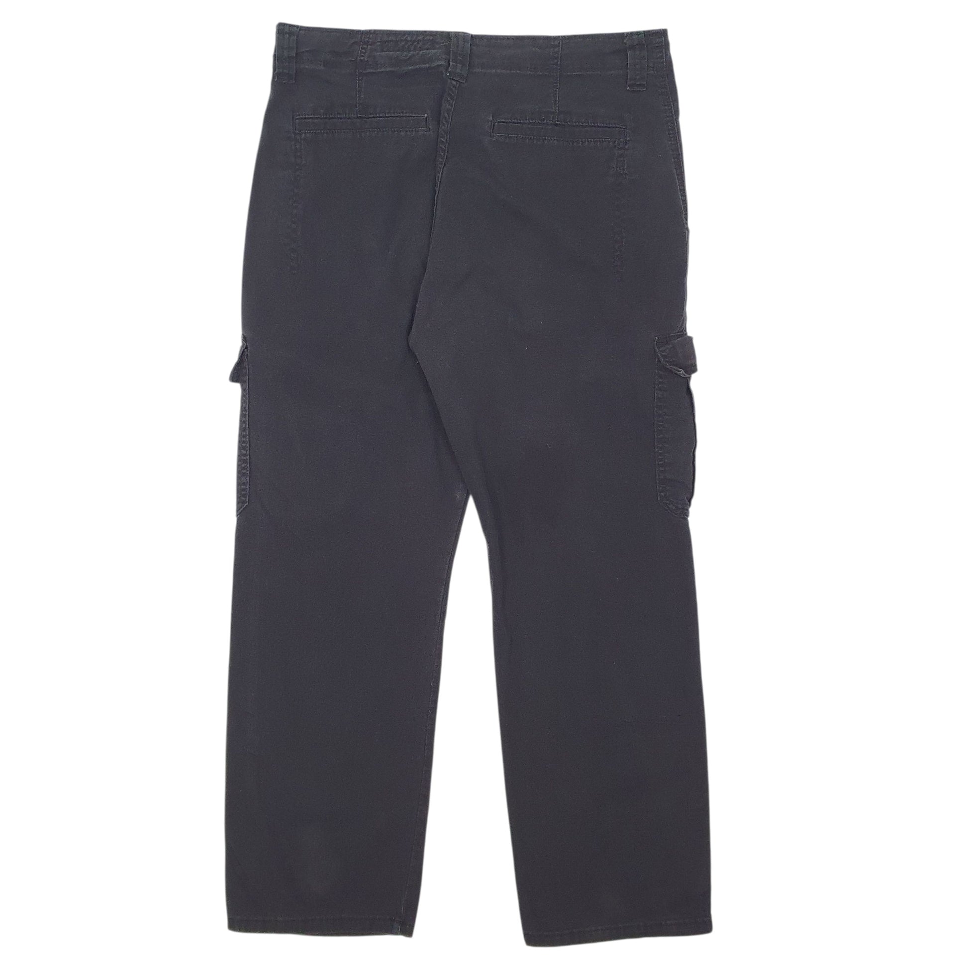 Mens Black Wrangler   Trousers