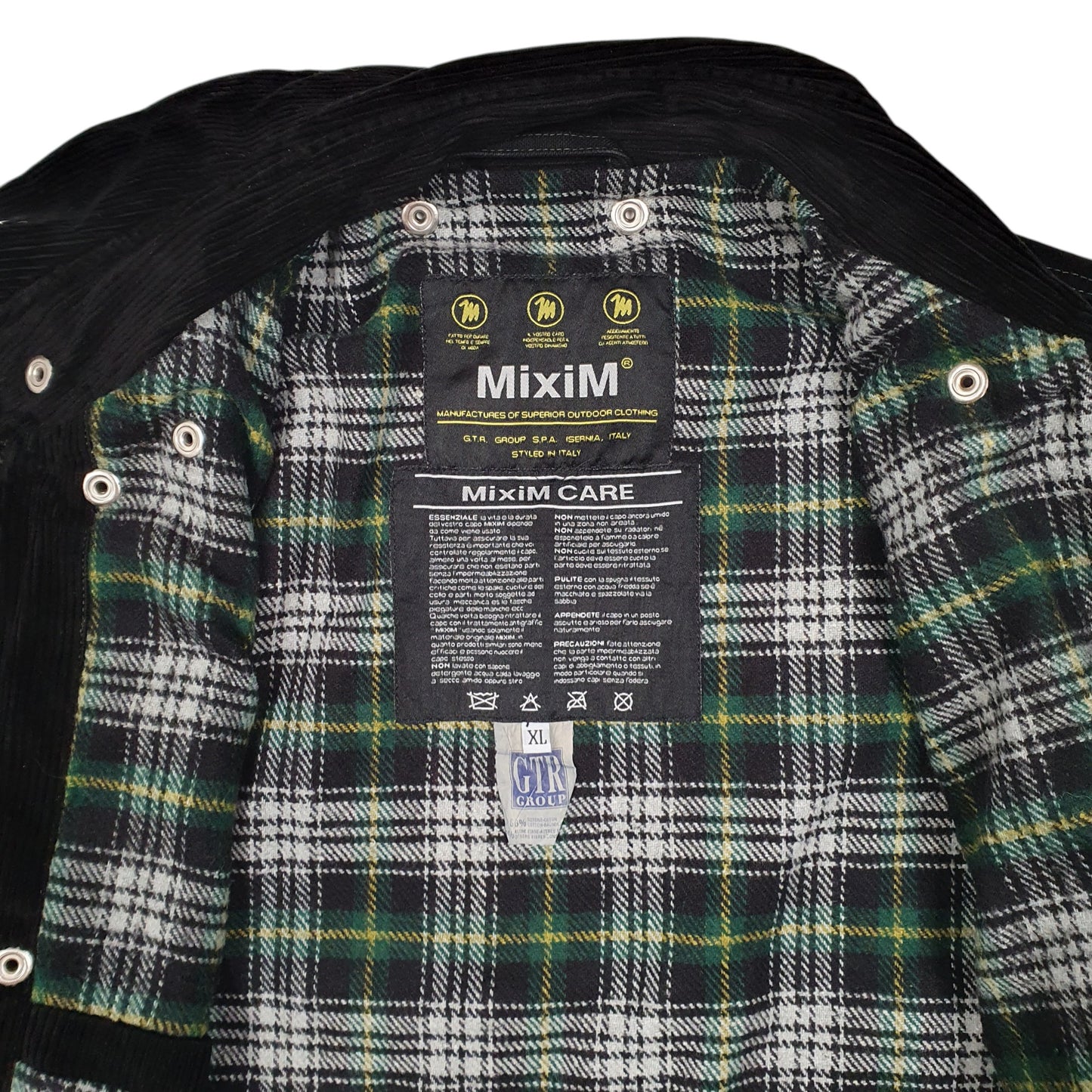 Mens Black Mixim Field Hunting Crewneck Coat