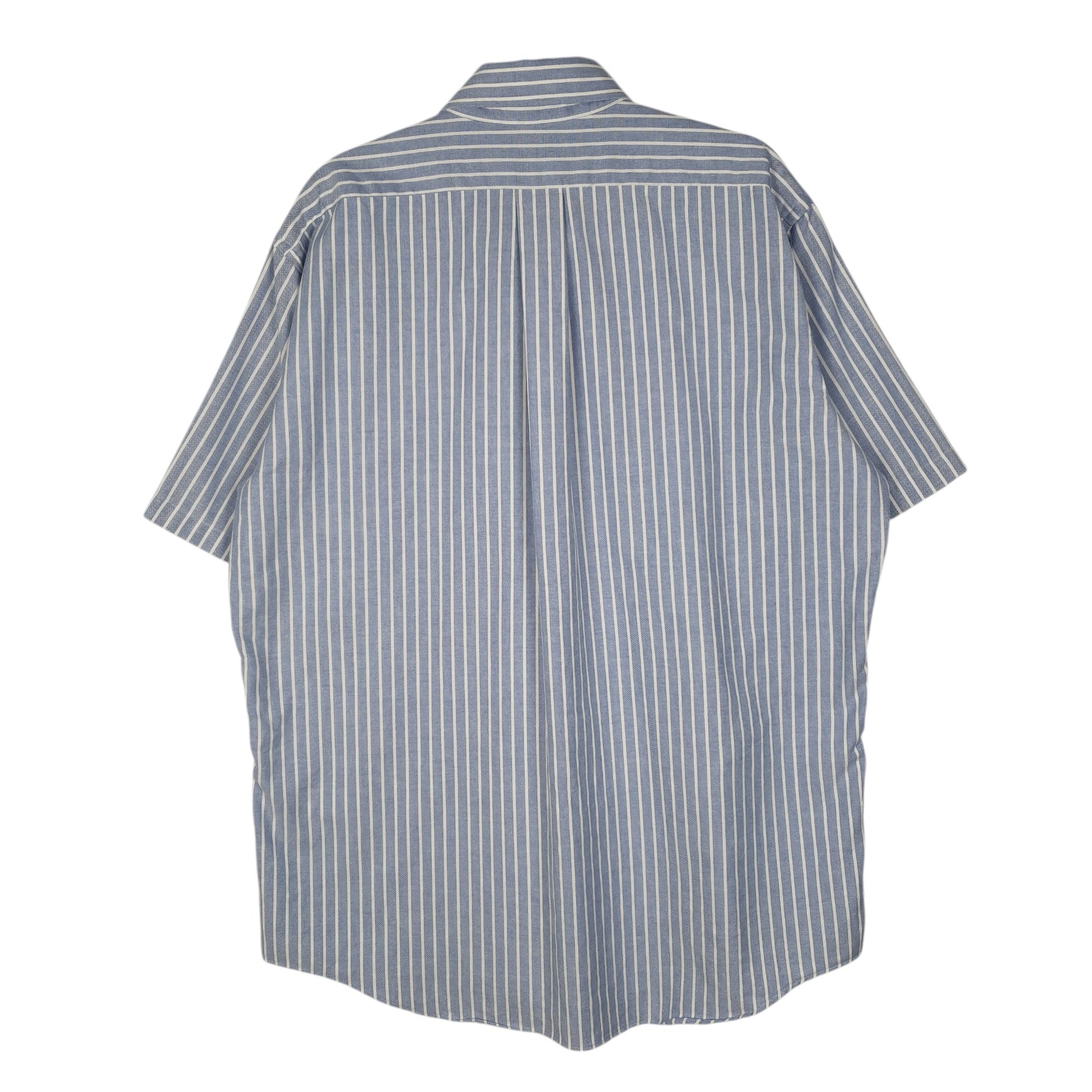 Mens Blue L.L.Bean Vintage 80s Made In USA  Shirt