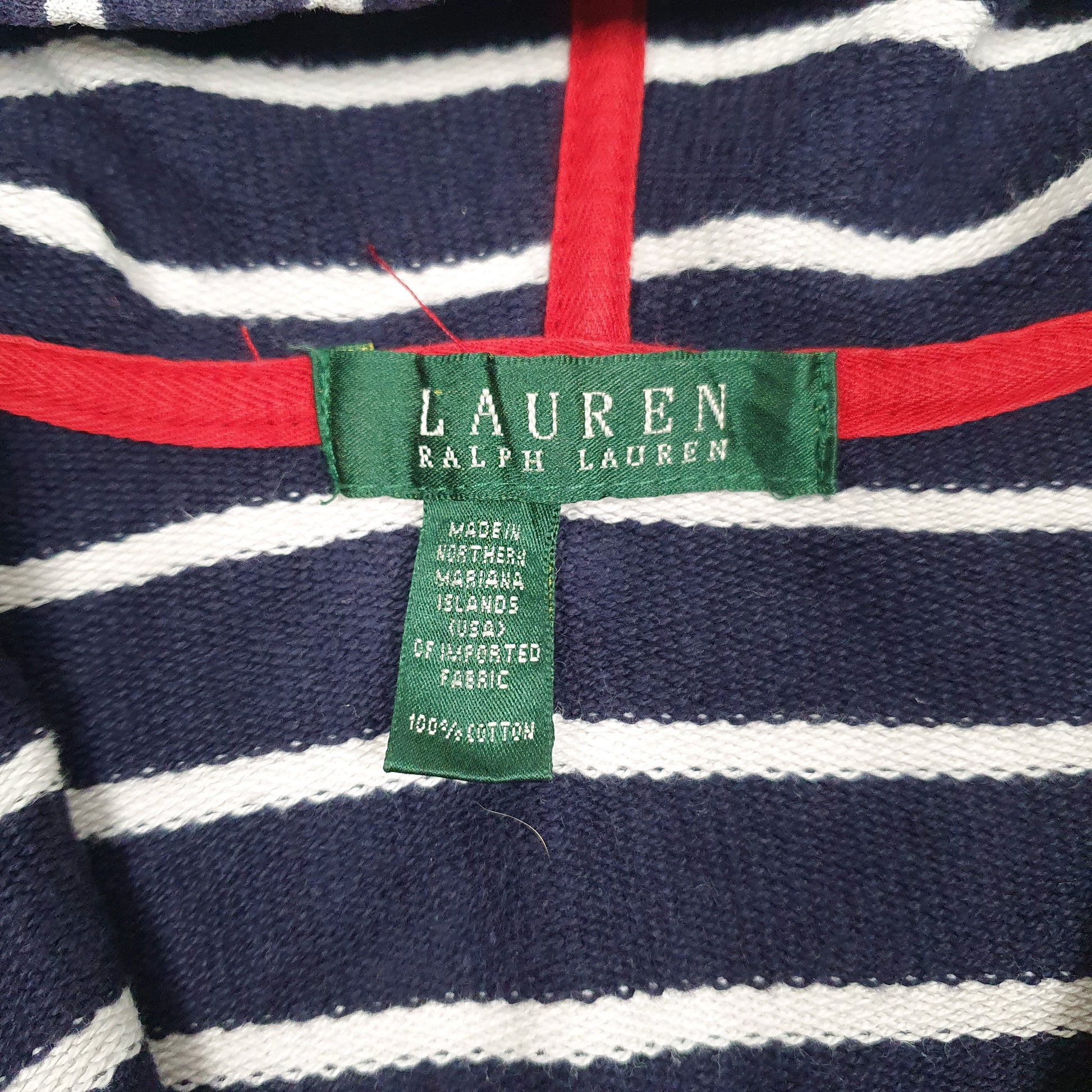 Mens Navy Ralph Lauren Lightweight Full Zip Jumper