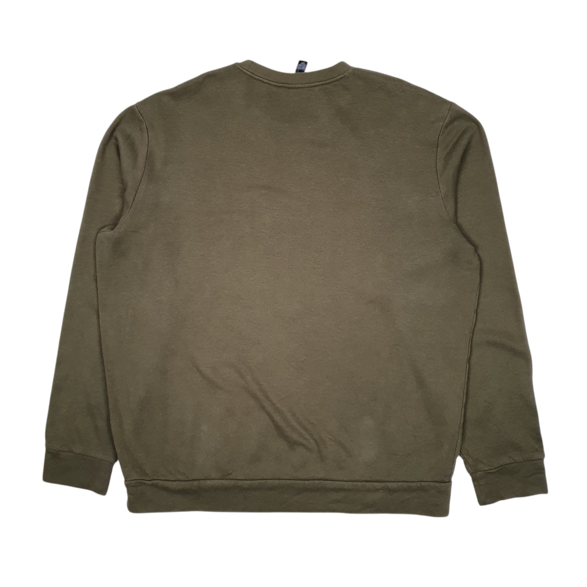 Mens Green Adidas Golf Crewneck Jumper