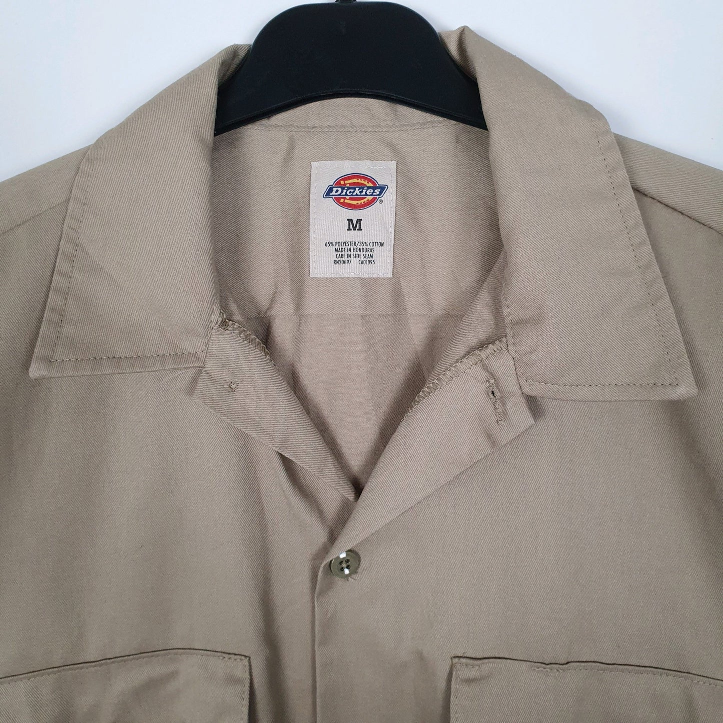 Mens Beige Dickies Workwear  Shirt