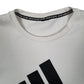 Womens White Adidas  Crewneck Jumper