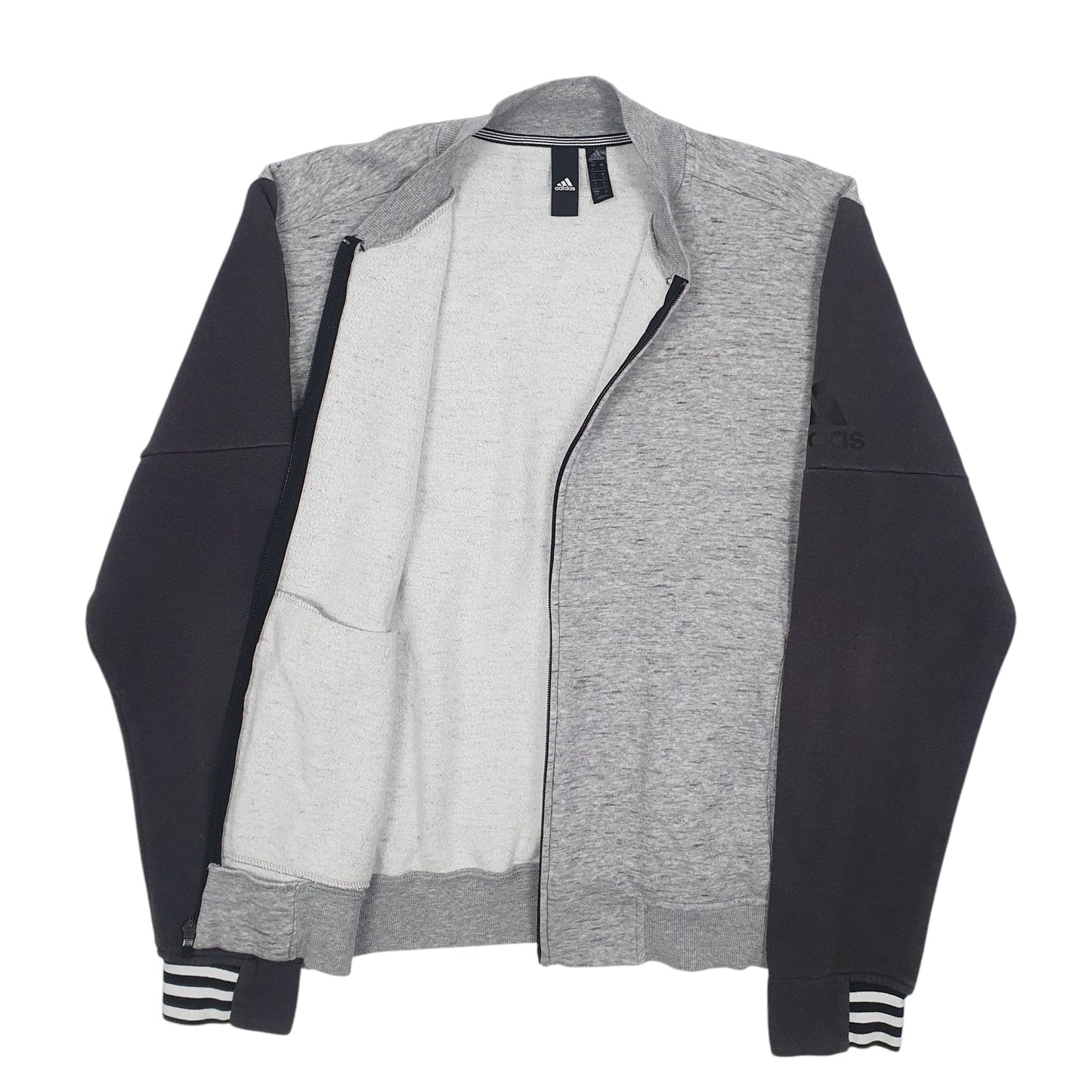 Mens Grey Adidas  Full Zip Jumper