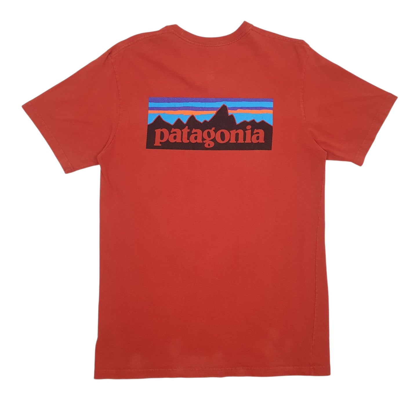Mens Orange Patagonia   T Shirt
