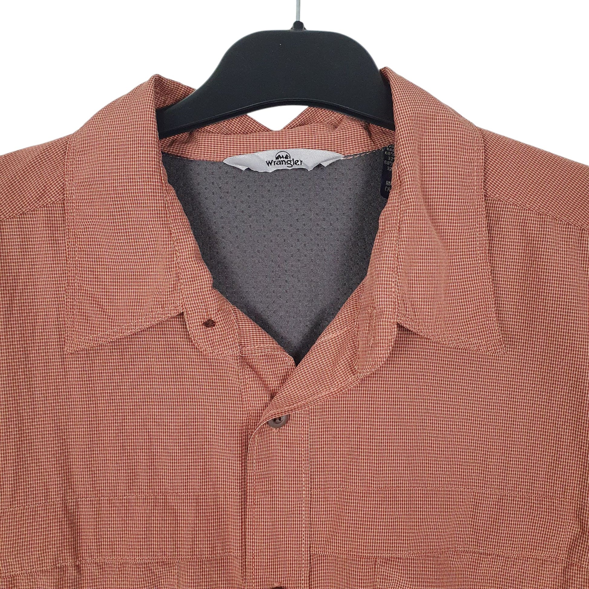 Mens Red Wrangler   Shirt