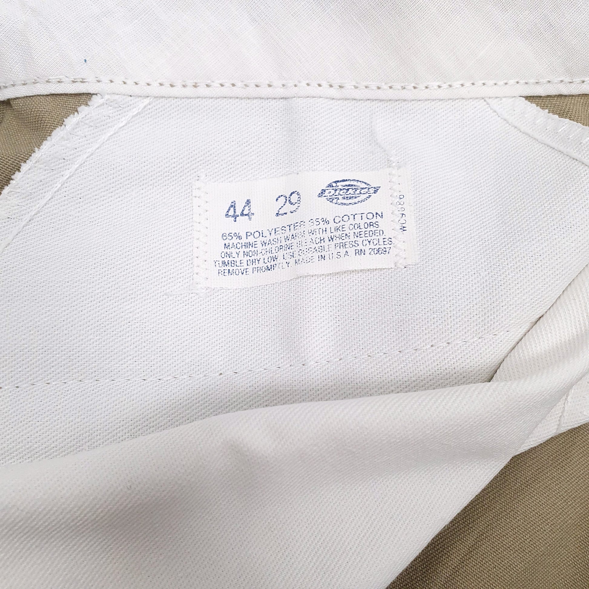 Mens Beige Dickies Workwear  Trousers