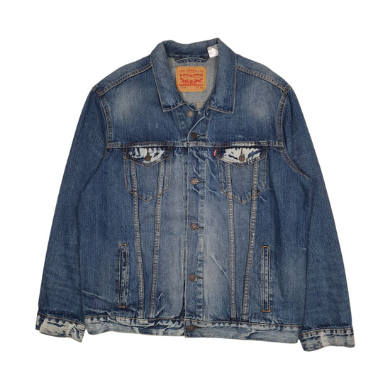Mens Blue Levis Type 3 Trucker  Coat