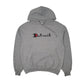 Mens Grey Champion Detroit Hoodie Jumper
