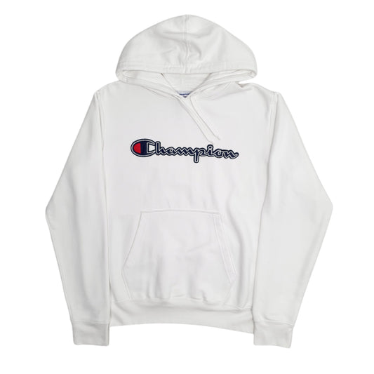 Mens White Champion  Hoodie Jumper