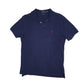 Mens Navy Polo Ralph Lauren Custom Slim Fit Short Sleeve Polo Shirt
