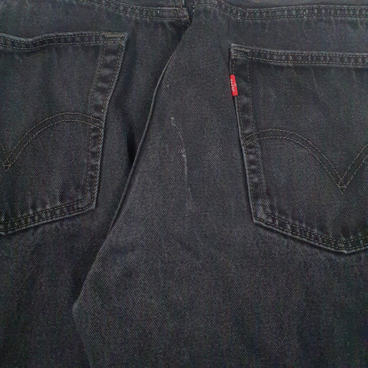 Mens Black Levis  Crewneck Jeans