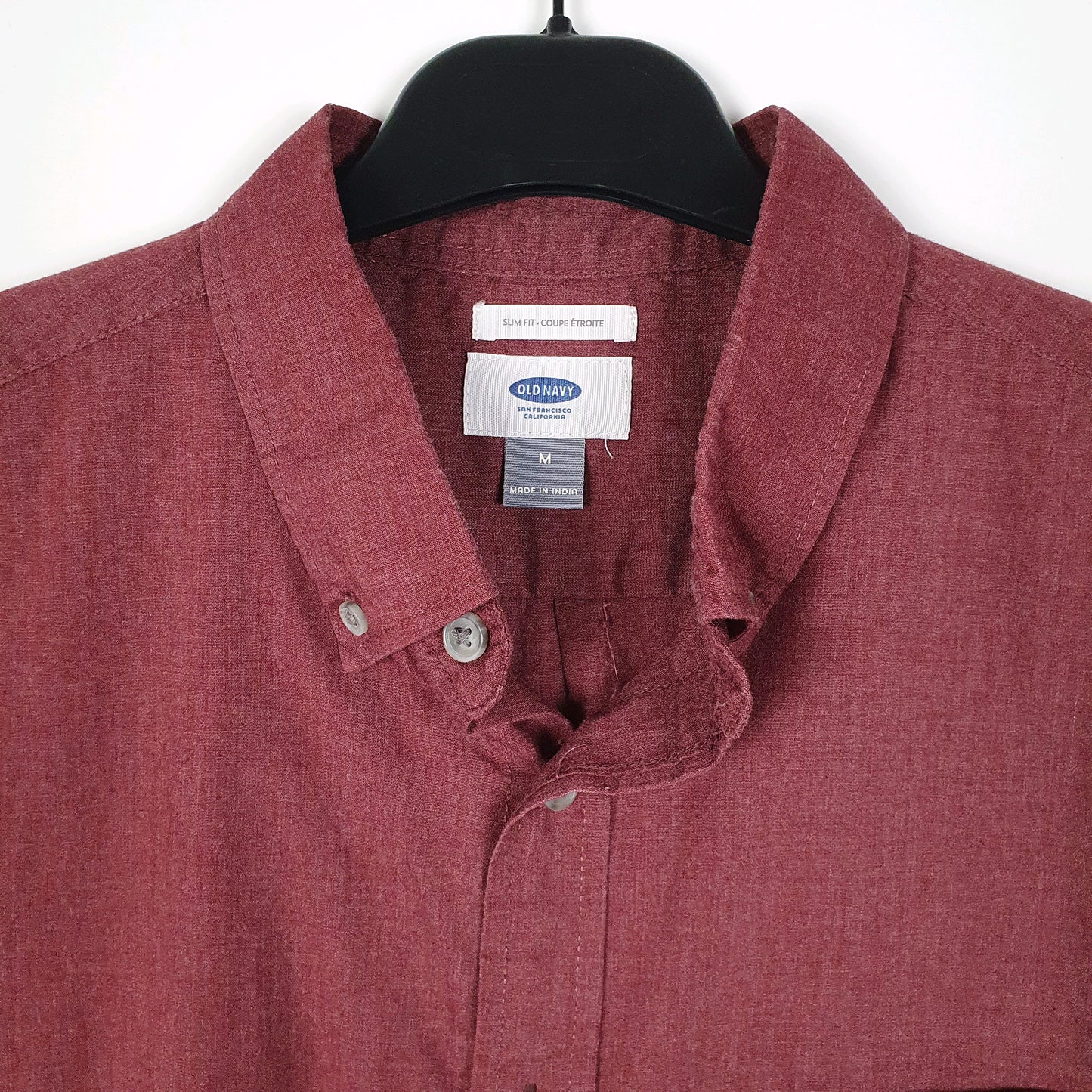 Mens Burgundy Old Navy   Shirt
