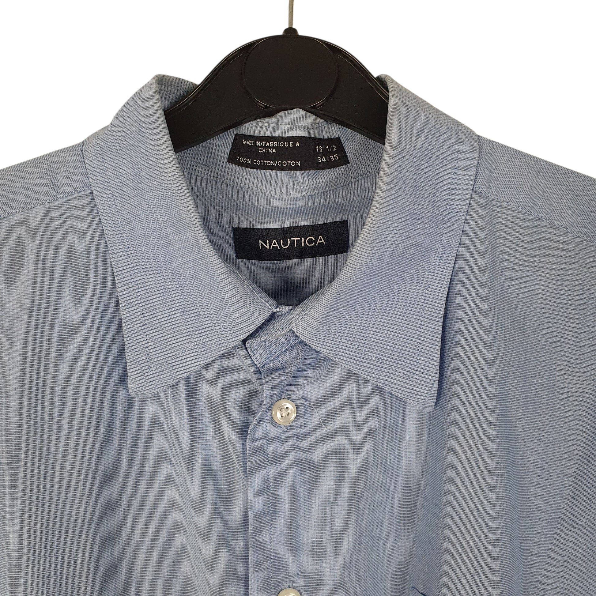 Mens Blue Nautica   Shirt