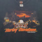 Mens Black Harley Davidson Vintage 90s Made In USA Spellout  T Shirt