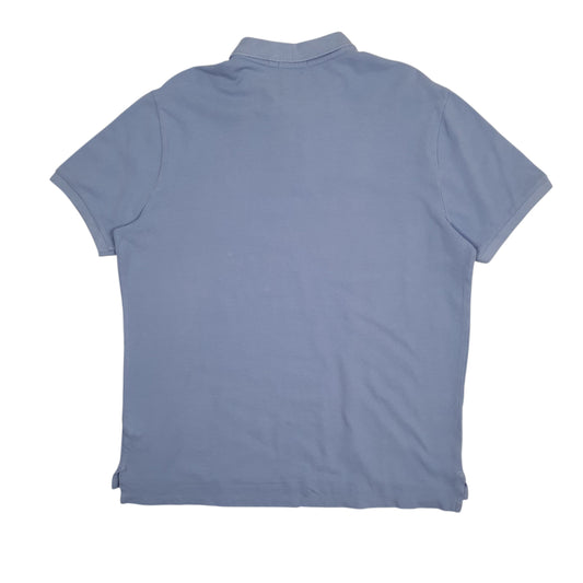 Mens Blue Polo Ralph Lauren Custom Slim Fit  Polo Shirt