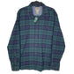 Mens Green L.L.Bean Flannel Long Sleeve Shirt