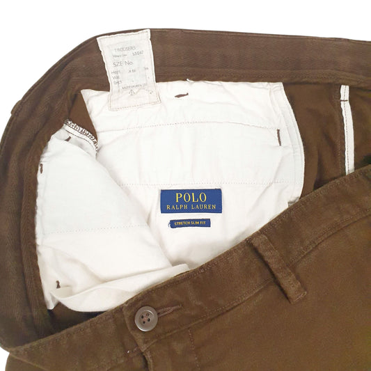 Mens Brown Polo Ralph Lauren   Trousers